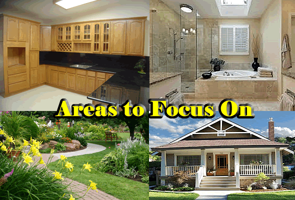 areas of the house to focus on
